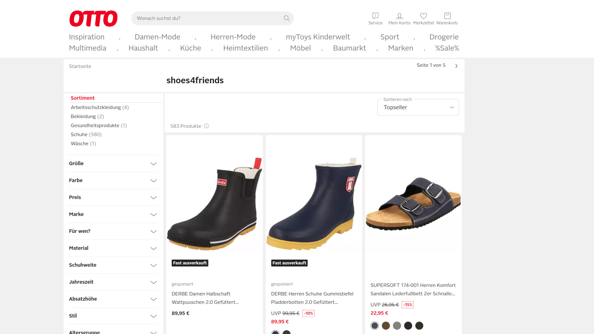 shoes4friends - Marktplatzkonzept