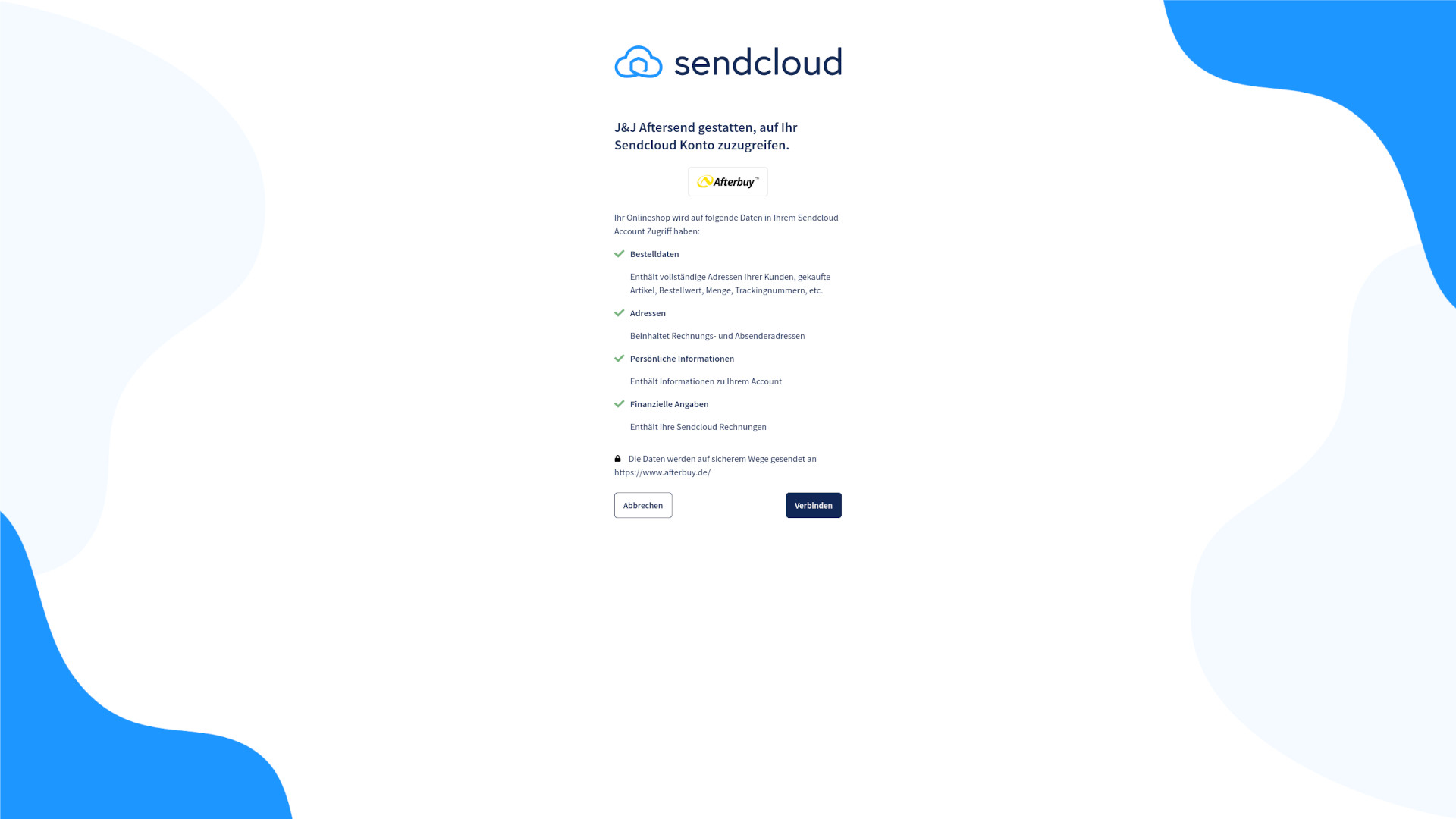 Sendcloud – Individuelle Schnittstelle